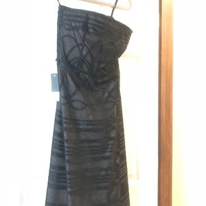 Black/gold dress-NWT